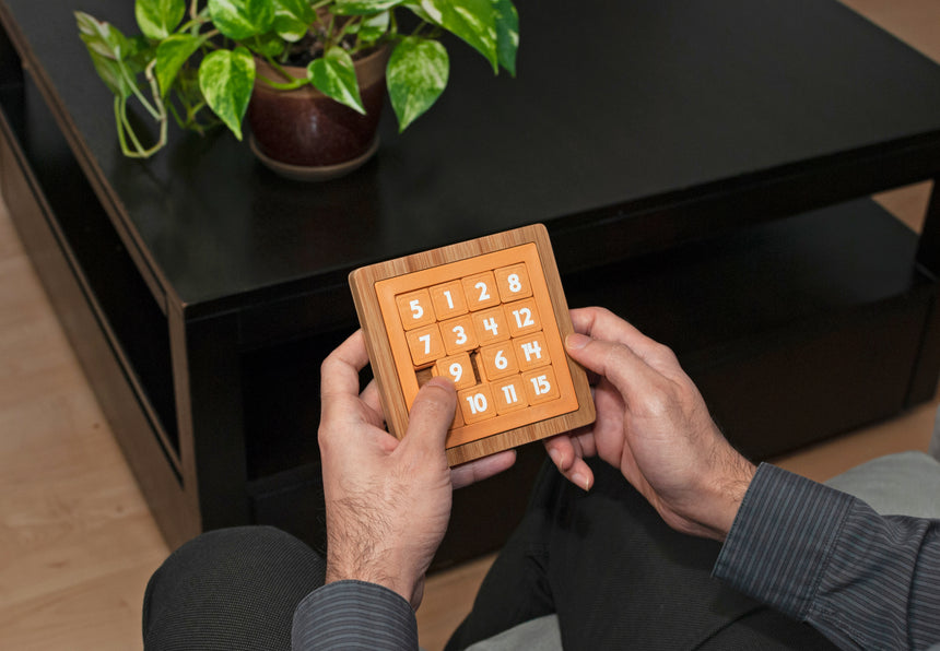 15-Slide Numbers: Bamboo (Orange)