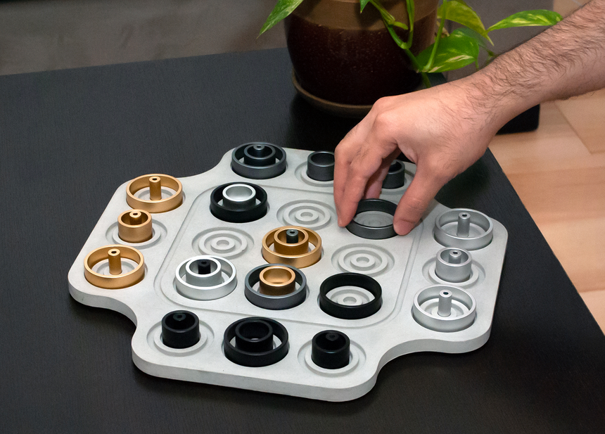 Otrio Inventor's Edition: Concrete (Luxe Aluminum Ring Set)